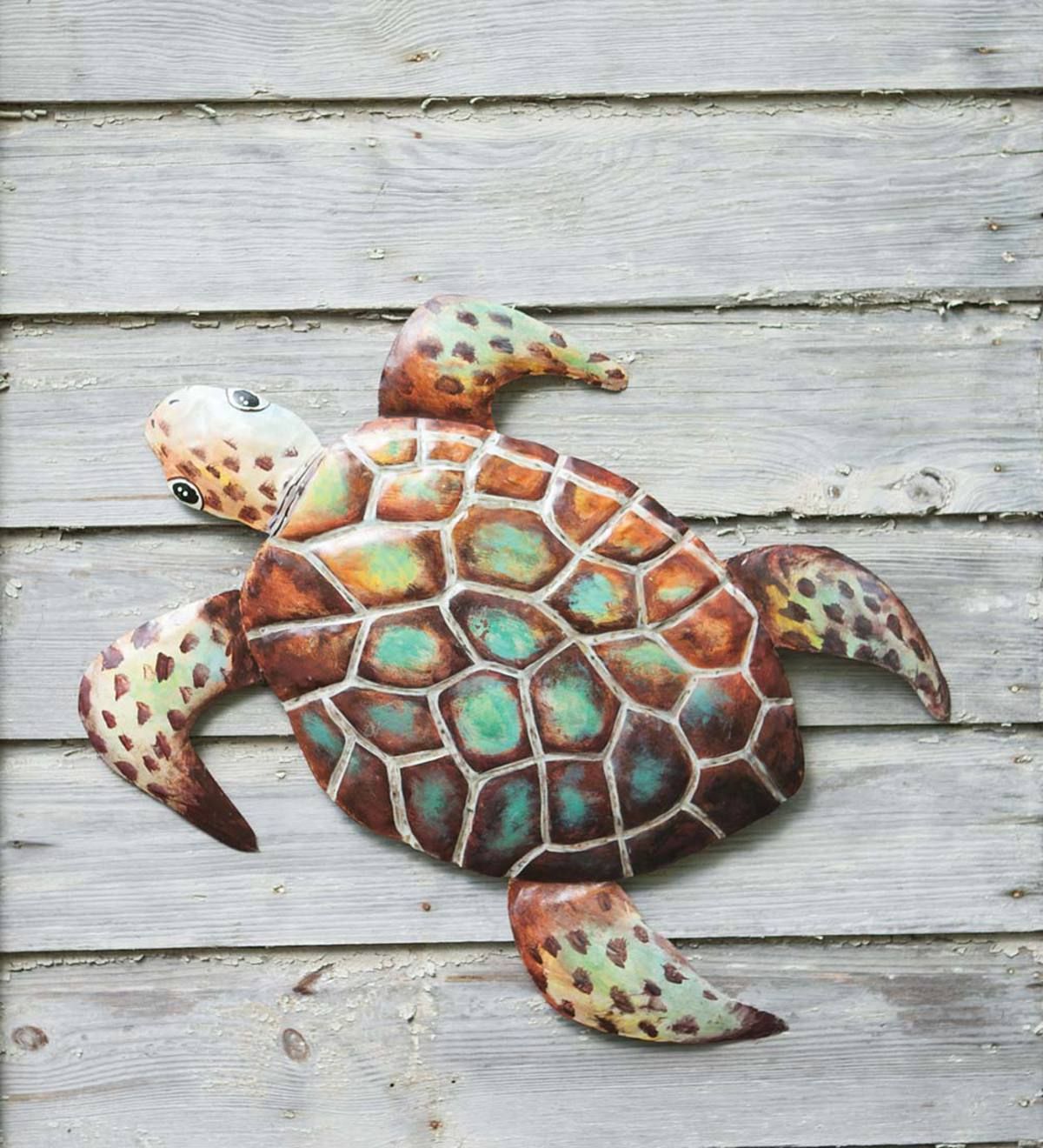 Metal Sea Turtle Wall Art | Wind And Weather Regarding Latest Turtle Wall Art (View 17 of 20)