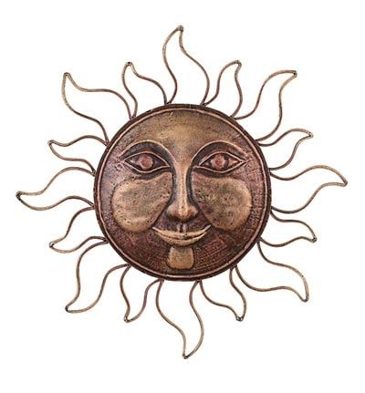 Metal Wall Sun Face – Globe Imports Regarding Best And Newest Sun Face Metal Wall Art (Gallery 6 of 20)