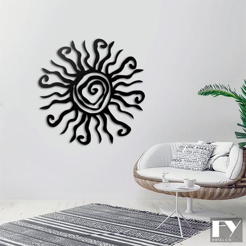 Metal Wrought Iron Art Wall Hanging | Wrought Iron Wall Art Decoration – Iron  Metal – Aliexpress Throughout Most Up To Date Iron Outdoor Hanging Wall Art (View 14 of 20)