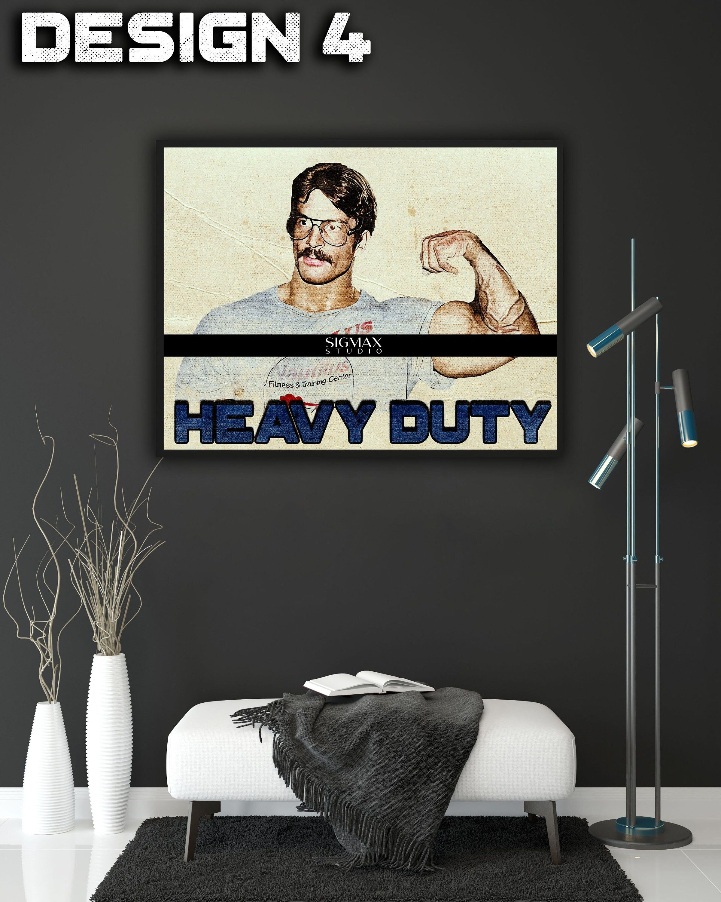Mike Mentzer Heavy Duty Ultra Hd 300dpi Digital Download – Etsy Within Most Up To Date Heavy Duty Wall Art (View 2 of 20)