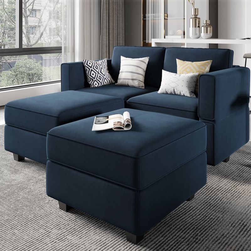 Modular Sofas For Small Spaces – Ideas On Foter Within Upholstered Modular Couches With Storage (View 15 of 20)