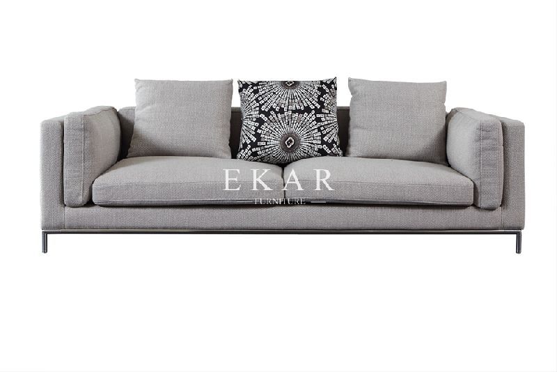 New Modern Design Grey Linen Fabric Soft Feather Furniture Living Room Sofa  Set | Id – 3489188 With Regard To Modern Linen Fabric Sofa Sets (View 13 of 20)