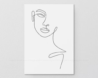Pin On Quadros Throughout Current One Line Women Body Face Wall Art (View 4 of 20)
