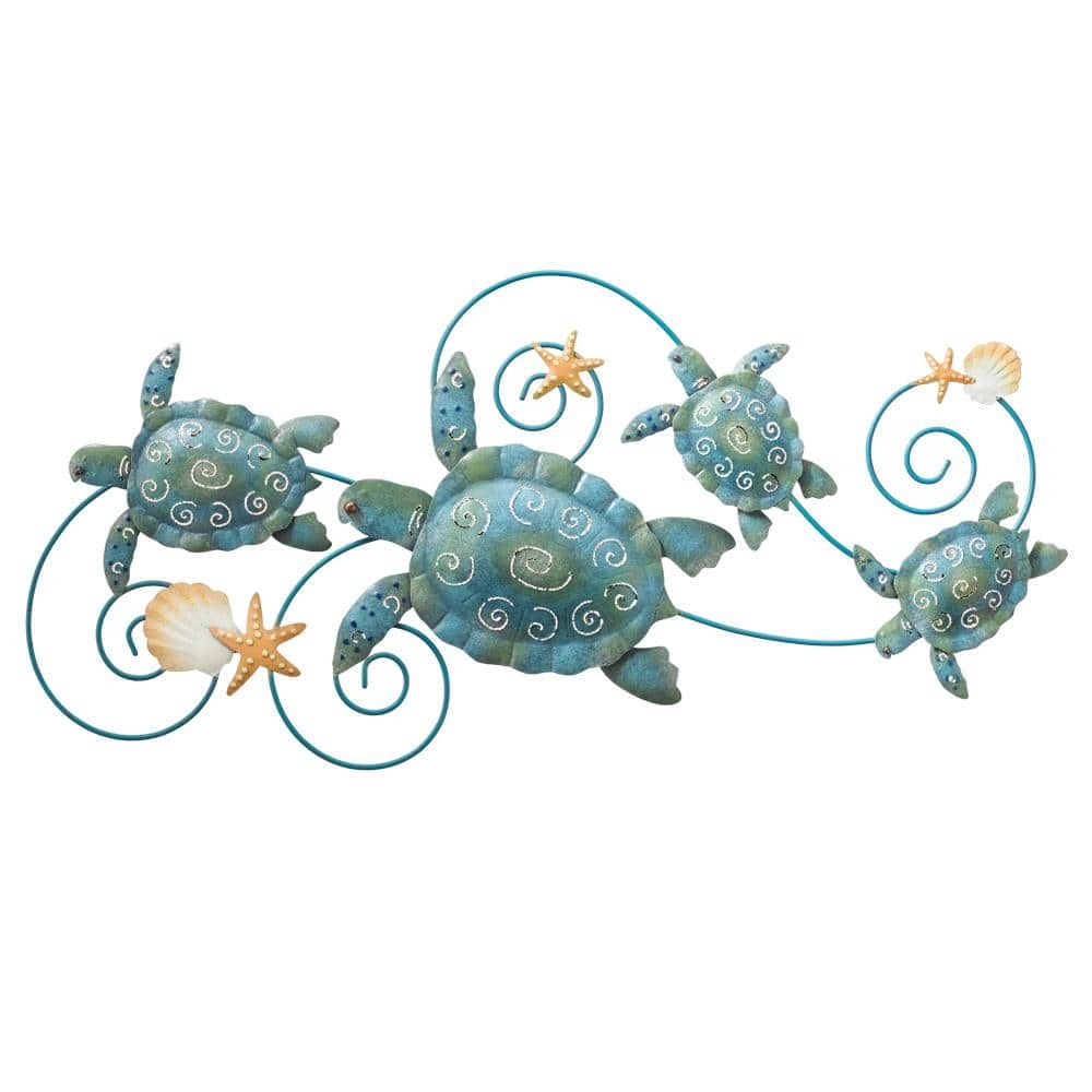 Regal 31 In. Sea Turtle Wall Decor 5073 – The Home Depot Inside Best And Newest Turtle Wall Art (Gallery 12 of 20)