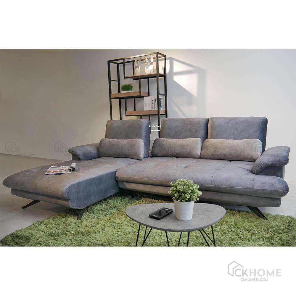 Roman Adjustable Back Rest Sofa | Ckhome2u Within L Shaped Couches With Adjustable Backrest (View 16 of 20)