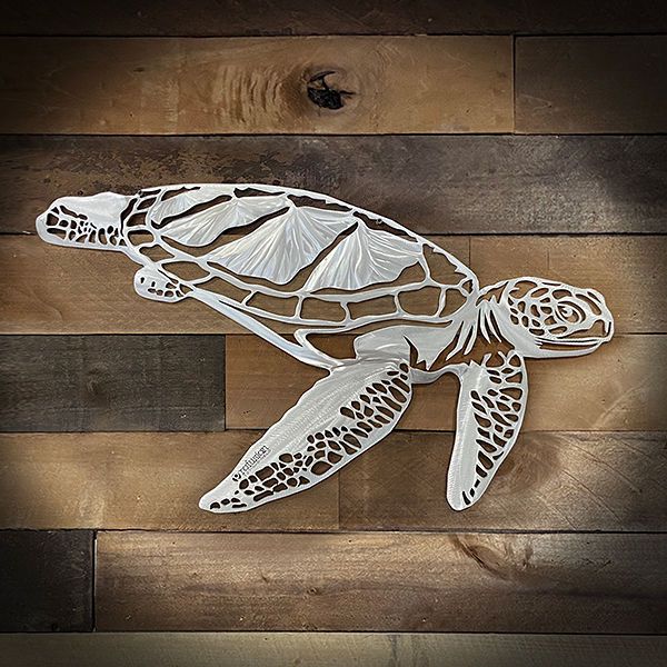 Sea Turtle Metal Wall Art – Profusion Usa With Regard To Most Popular Turtle Wall Art (View 3 of 20)