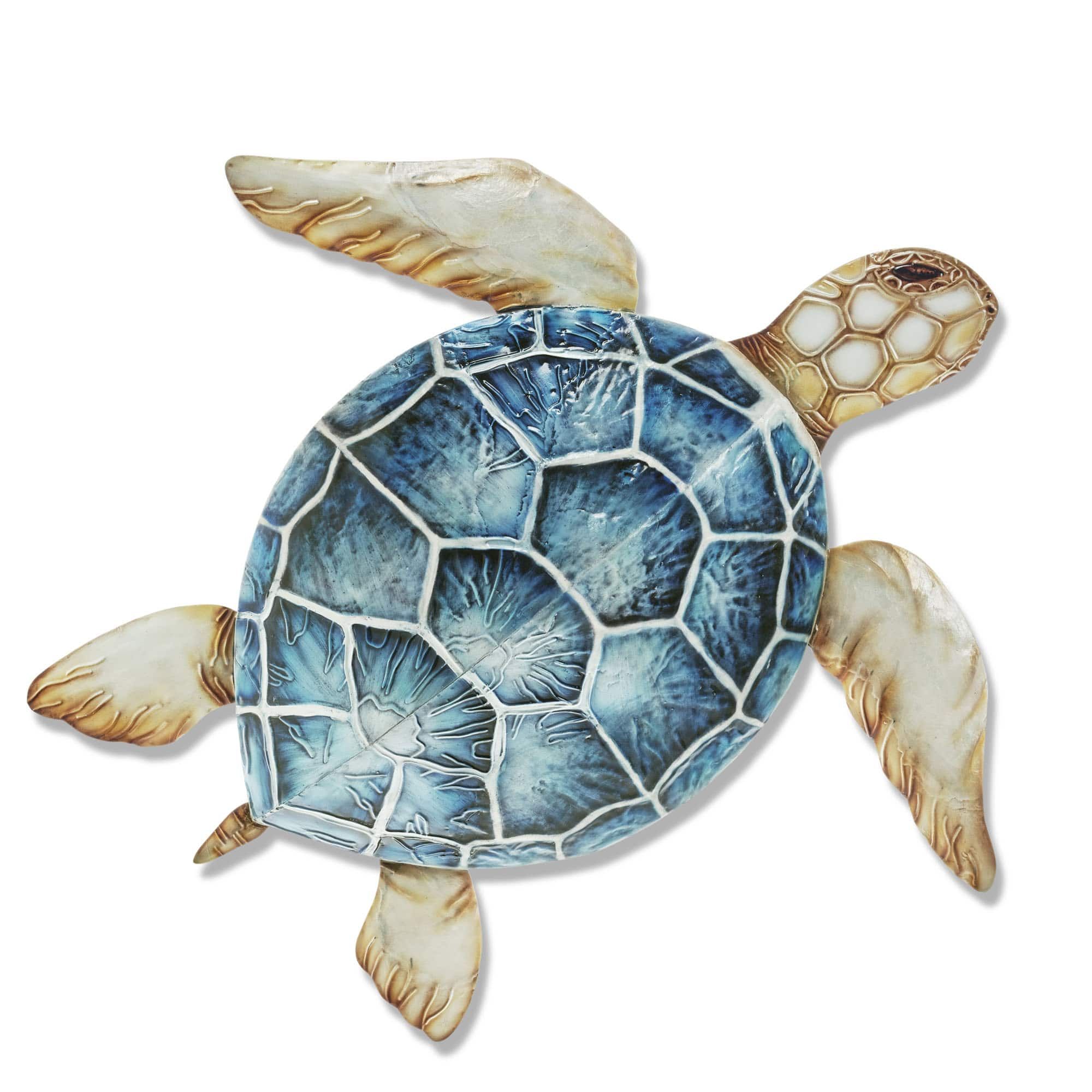 Sea Turtle Wall Decor Blue (m8057) – Eangee Home Design – Shopeangee Inside Most Recent Turtle Wall Art (Gallery 8 of 20)