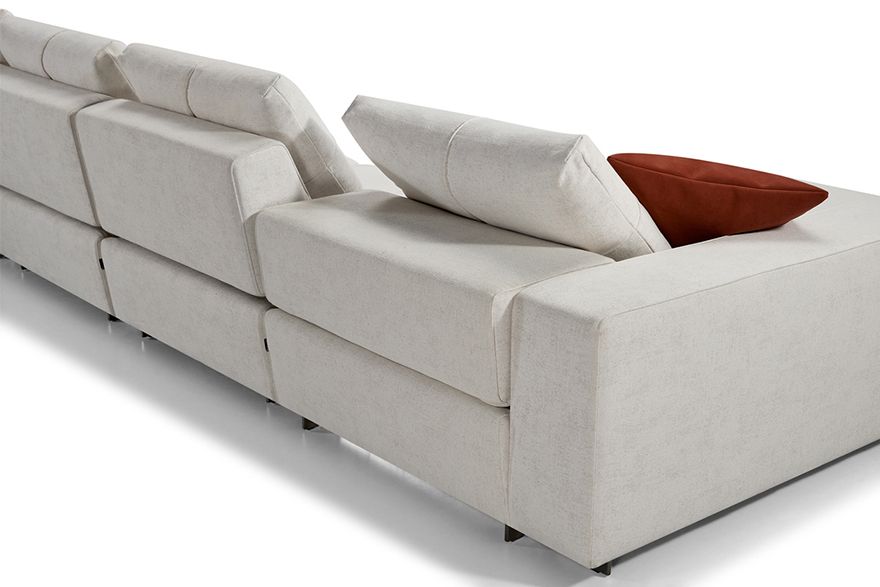 Sectional Sofa 4 Piece Len Practical Adjustable Backrest In L Shaped Couches With Adjustable Backrest (View 12 of 20)