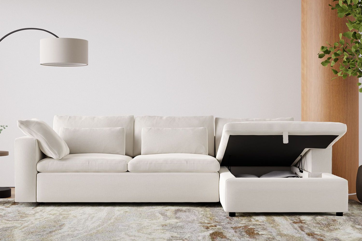 Sectional Sofas With Storage For Families: 10 Easy Pieces Within Sectional Sofa With Storage (View 10 of 20)