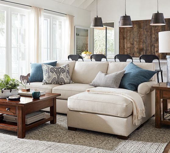 Townsend Roll Arm Upholstered Sofa With Storage | Pottery Barn Inside Sectional Sofa With Storage (View 19 of 20)