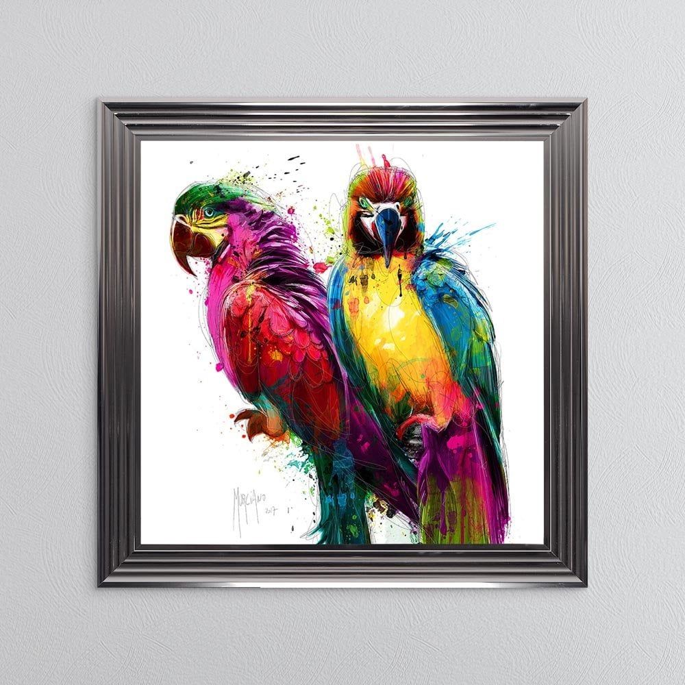 Tropical Parrots Framed Wall Artpatrice Murciano | 1wall Intended For Most Recently Released Parrot Tropical Wall Art (View 10 of 20)