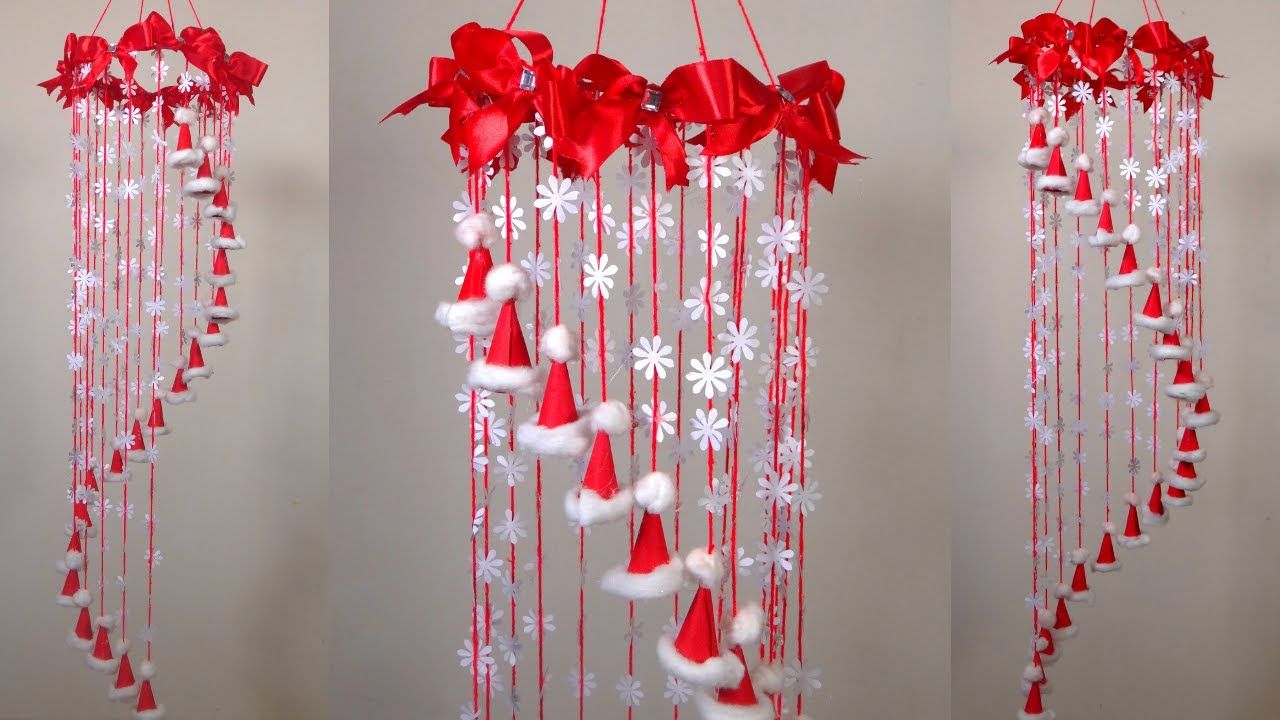 Try This Easy And Beautiful Christmas Wall Decor Ideas (new Christmas Wall  Hanging Decorations)! – Youtube Intended For 2017 Wall Hanging Decorations (View 18 of 20)