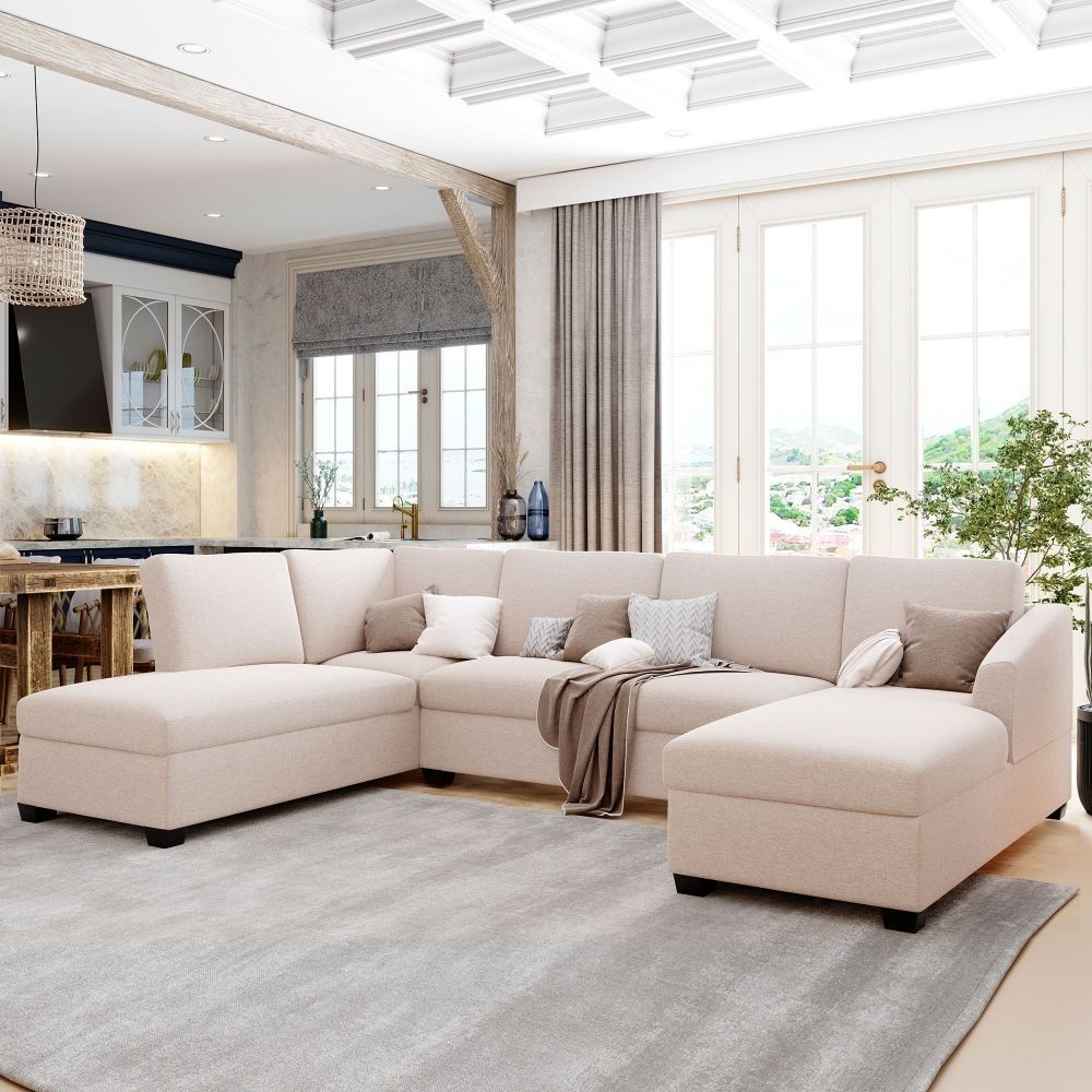 U Shape Sectional Sofas – Overstock Intended For U Shaped Modular Sectional Sofas (View 10 of 20)