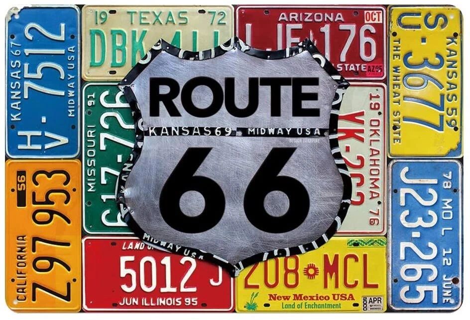 Vintage Metal Wall Art Tin Sign Route 66 Wall Decor Vintage Farmhouse Home  Decor Outdoor Decor Welcome Sign In Home Decor| | – Aliexpress Throughout Most Recently Released Vintage Metal Welcome Sign Wall Art (Gallery 1 of 20)