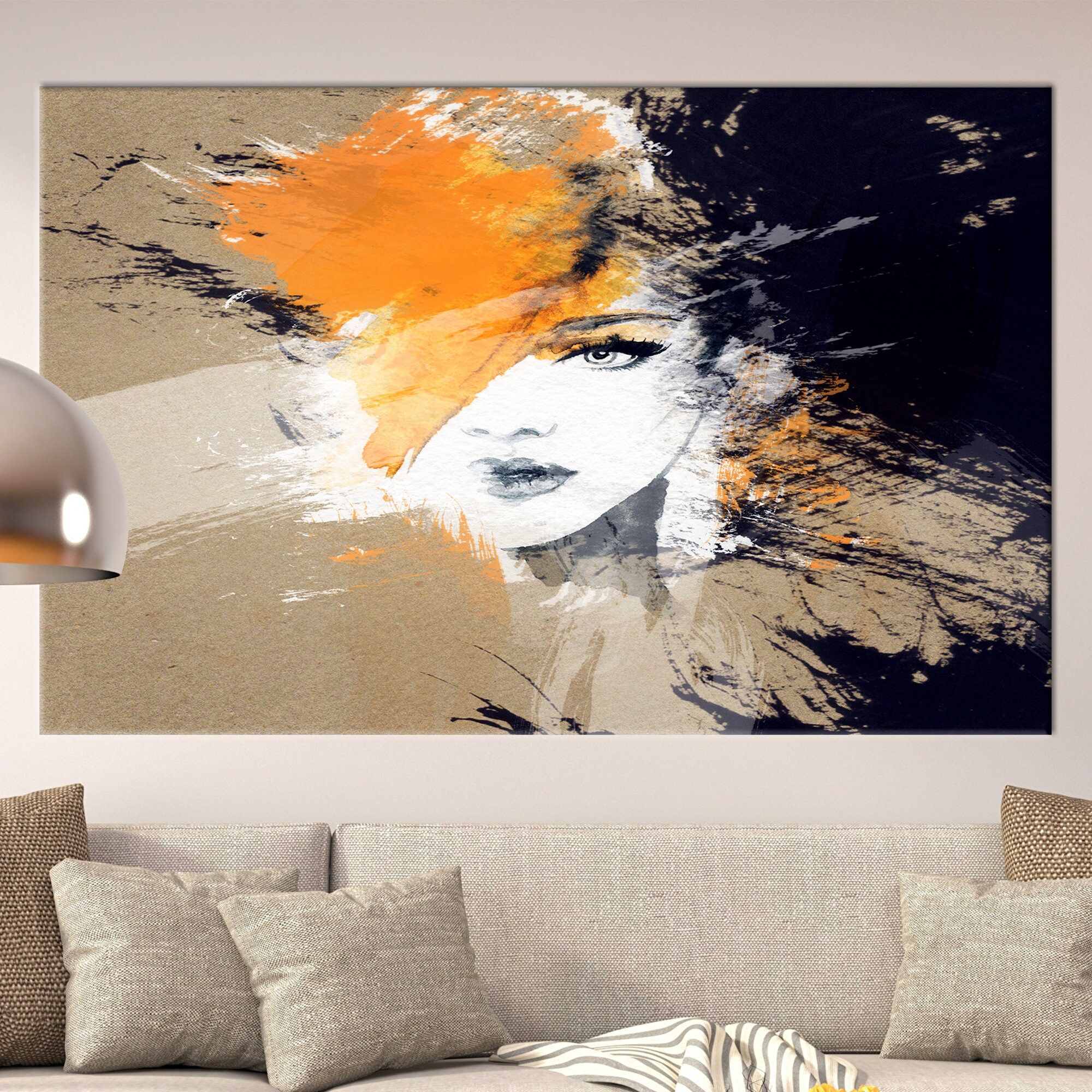 Woman Face Wall Art – Etsy In Most Popular Women Face Wall Art (View 14 of 20)