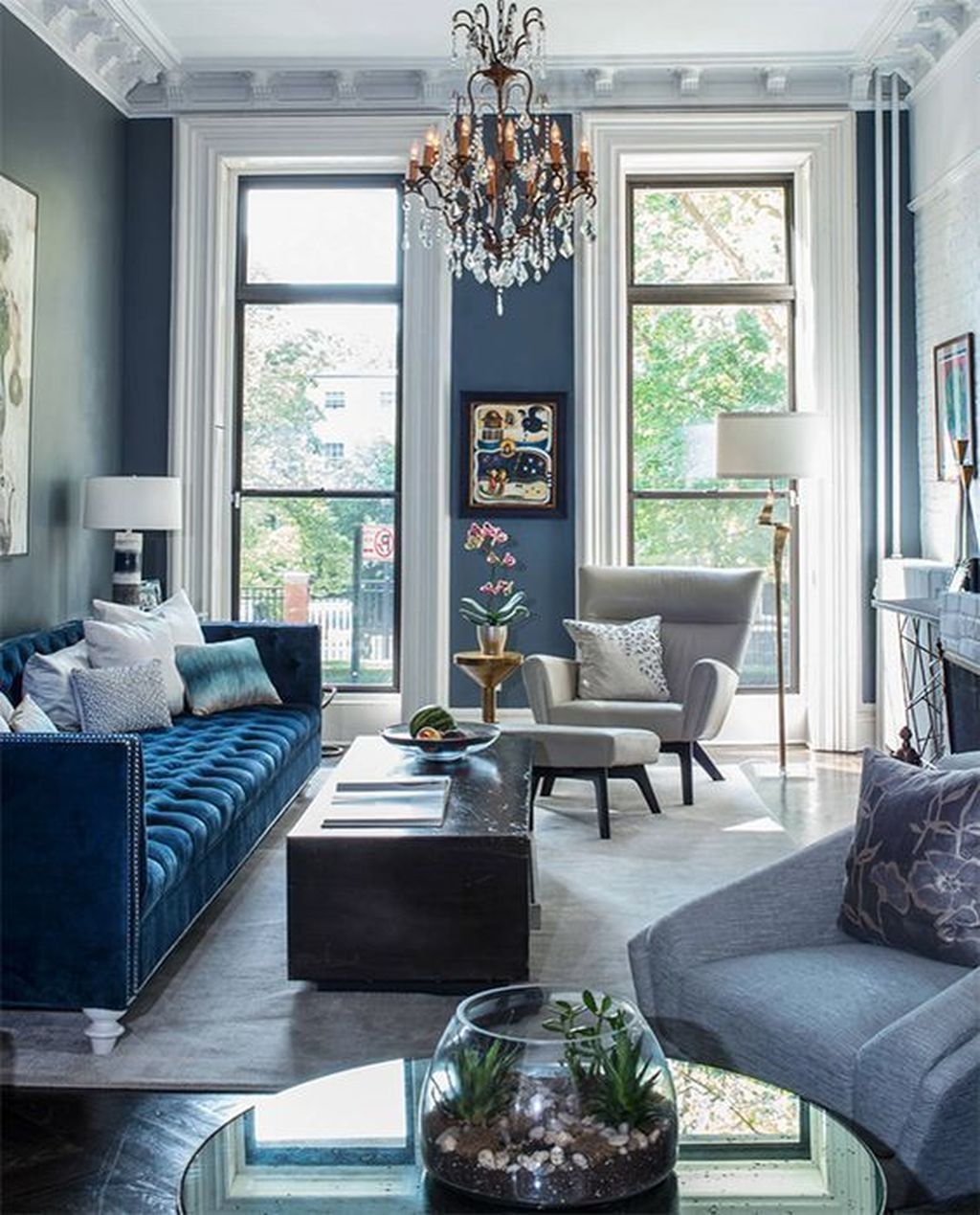 10+ Blue Grey Living Room Ideas – Decoomo Intended For Sofas In Bluish Grey (View 5 of 20)