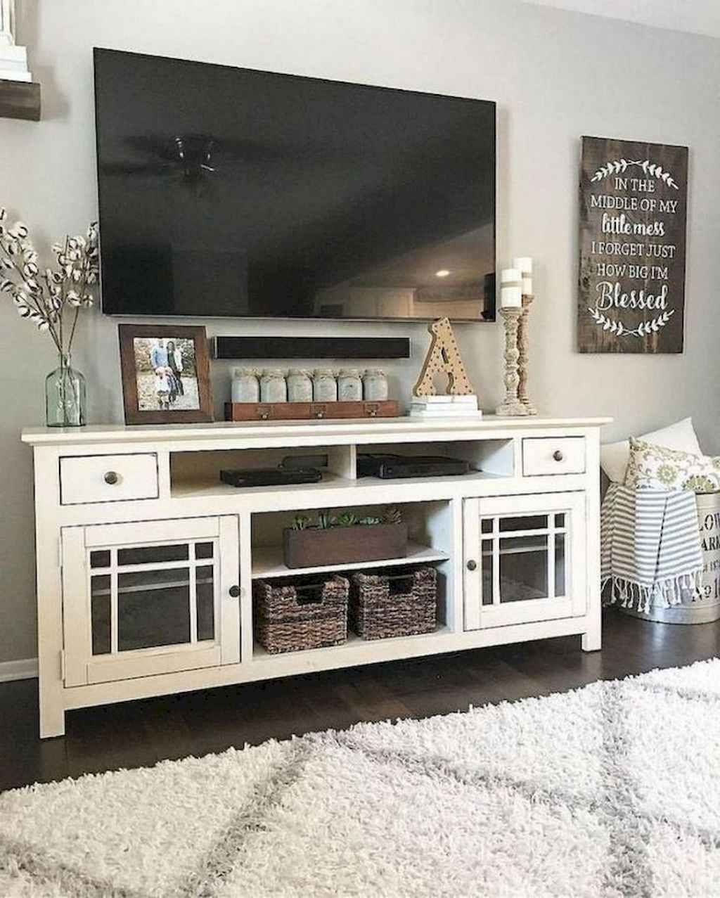 28 Modern Farmhouse Living Room Makeover Decor Ideas | Living Room Tv Throughout Modern Farmhouse Rustic Tv Stands (Gallery 18 of 20)