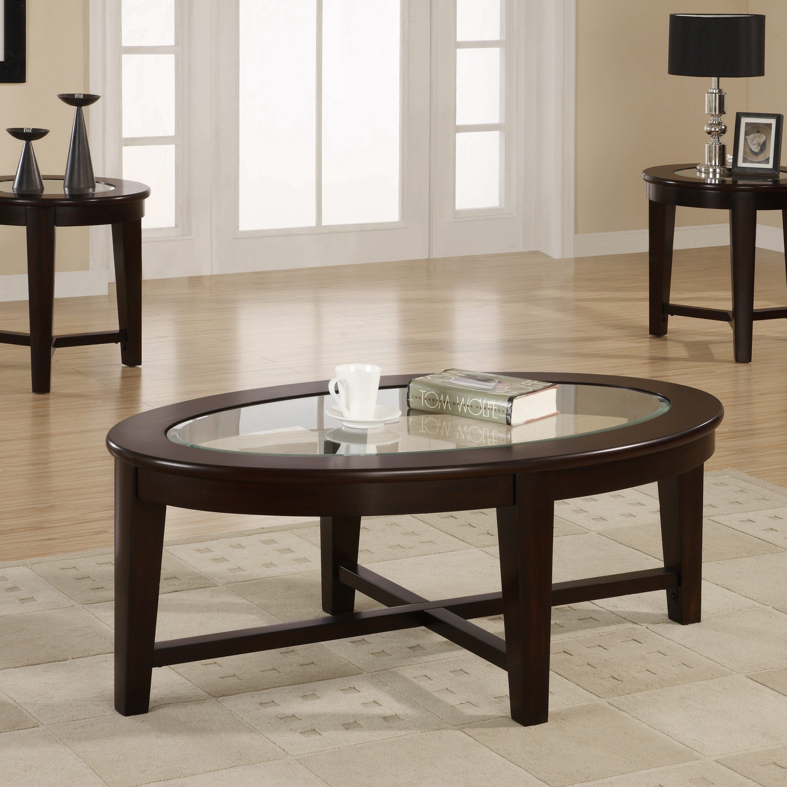 3 Piece Occasional Table Set Cappuccino – Coaster Fine Furniture For Occasional Coffee Tables (Gallery 17 of 20)