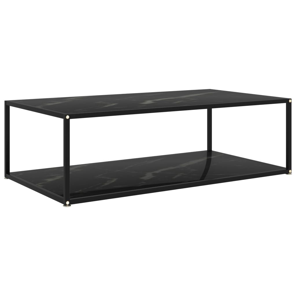 322905 Coffee Table Black 120x60x35 Cm Tempered Glass – Home And Garden Intended For Waterproof Coffee Tables (Gallery 18 of 21)