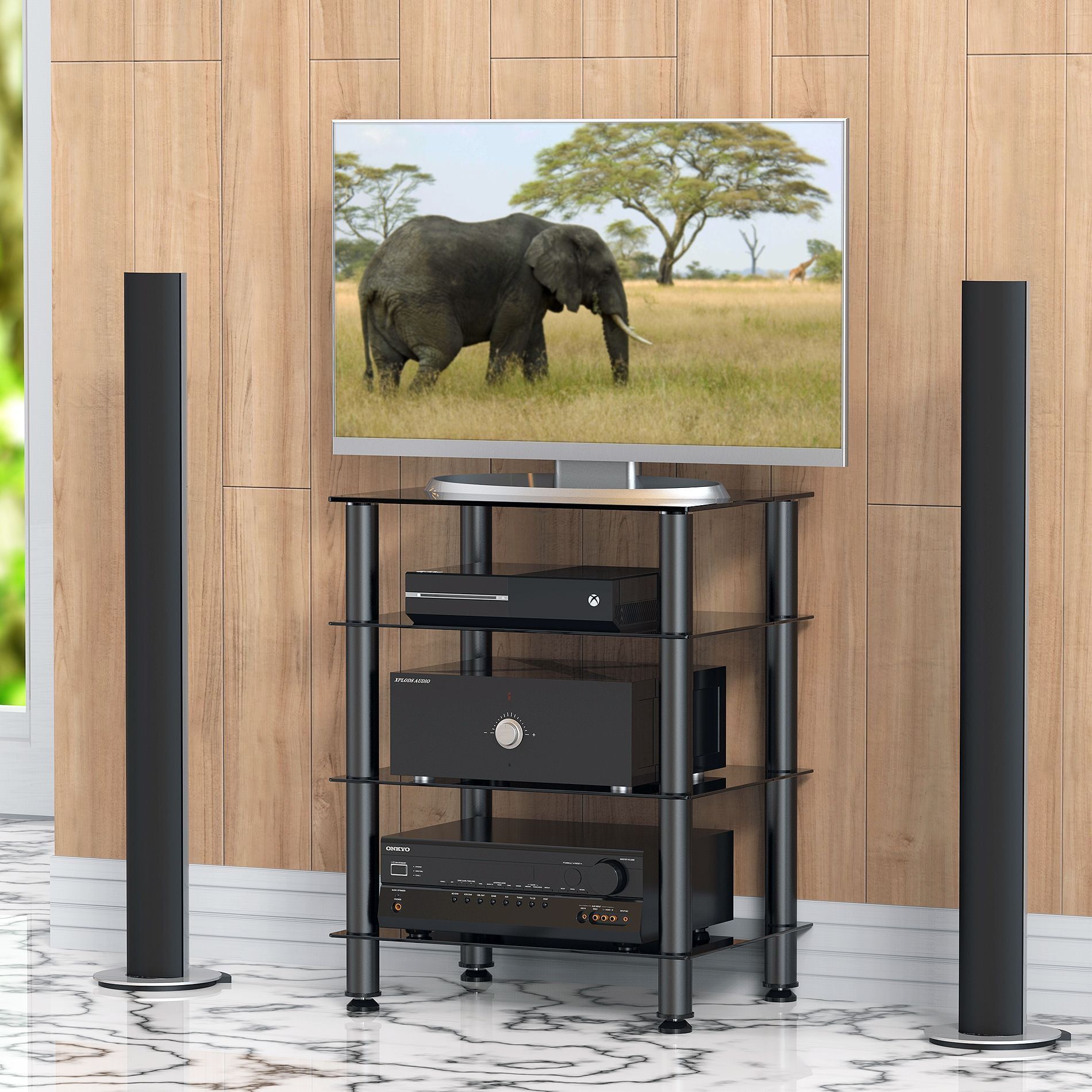 Featured Photo of 20 Ideas of Tier Stand Console Cabinets