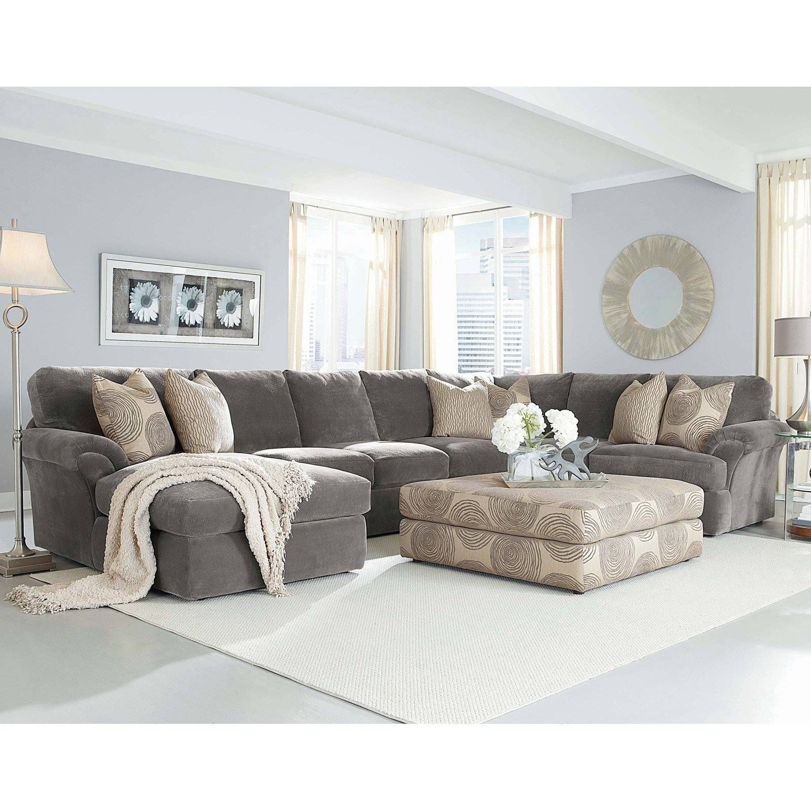 41+ Incredible Photos Of Grey Sectional Living Room Ideas Ideas In Modern U Shape Sectional Sofas In Gray (View 12 of 20)