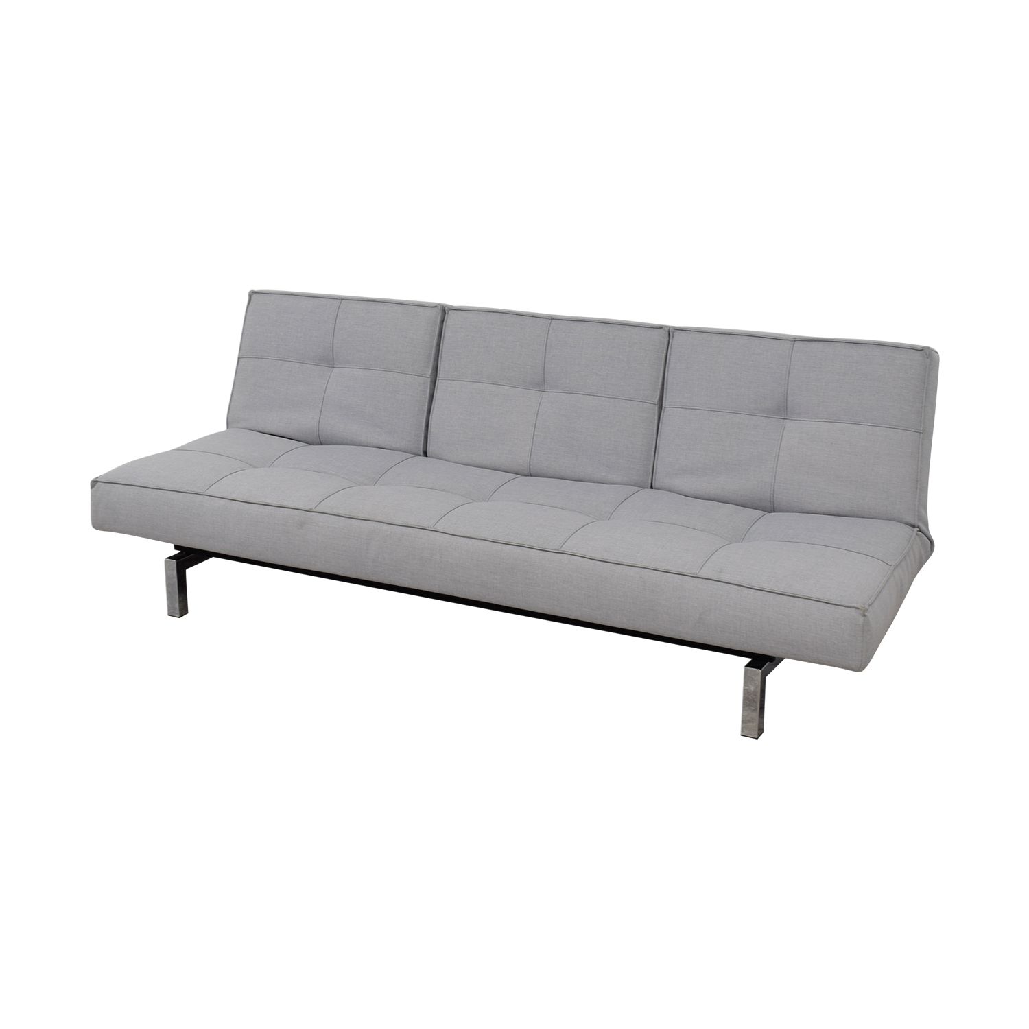 42% Off – Innovation Living Innovation Convertible Grey Tufted Sleeper Throughout Tufted Convertible Sleeper Sofas (Gallery 12 of 20)