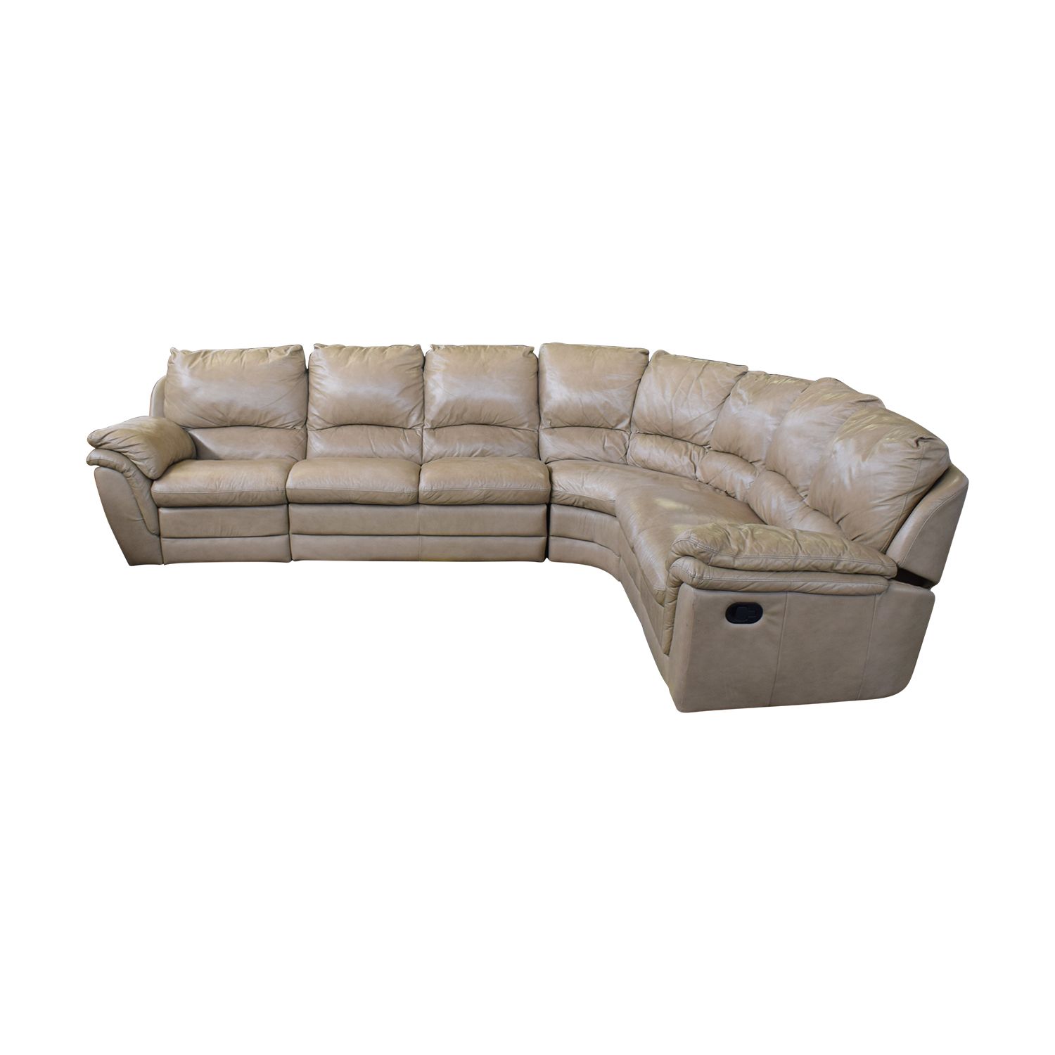 90% Off – Beige L Shaped Sectional / Sofas Within Beige L Shaped Sectional Sofas (View 18 of 20)