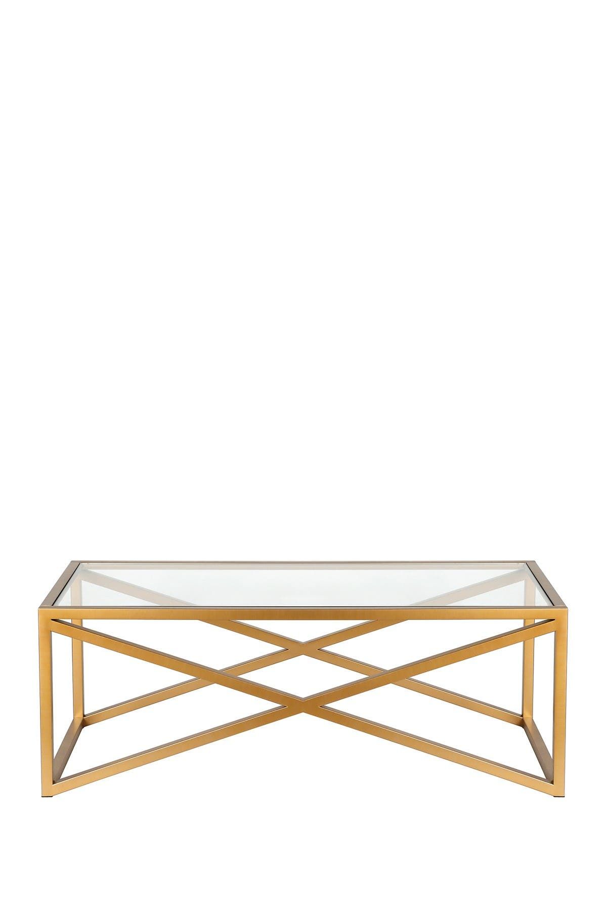 Addison And Lane Calix Brass Finish Coffee Table | Nordstromrack Regarding Addison&amp;lane Calix Square Tables (Gallery 18 of 20)