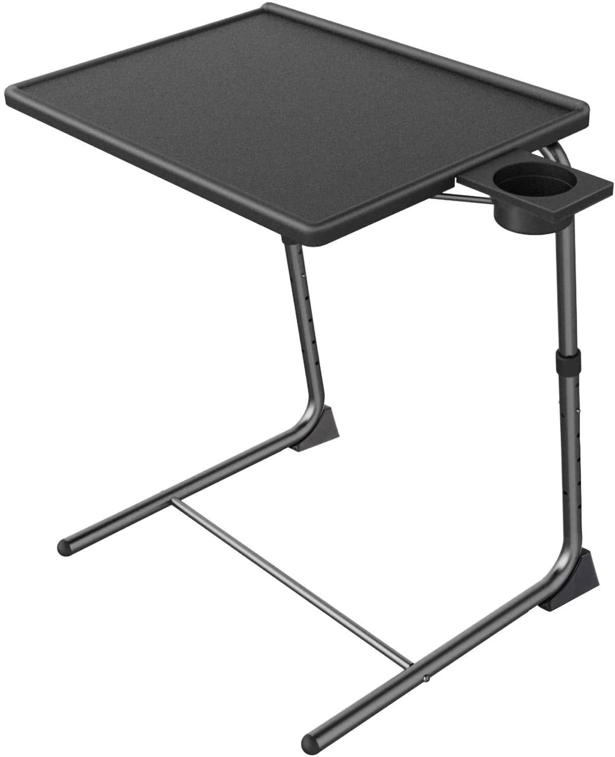 Adjustable Tv Tray Table – Tv Dinner Tray On Bed & Sofa, Comfortable Inside Foldable Portable Adjustable Tv Stands (Gallery 14 of 20)
