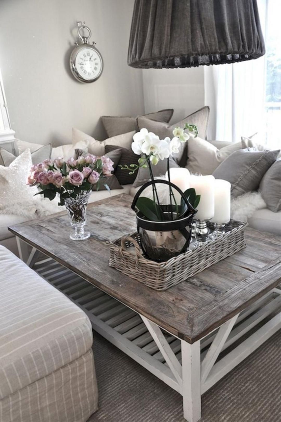 Adorable 25+ Great Farmhouse Coffee Table Design And Decor Ideas Https With Regard To Living Room Farmhouse Coffee Tables (View 3 of 20)