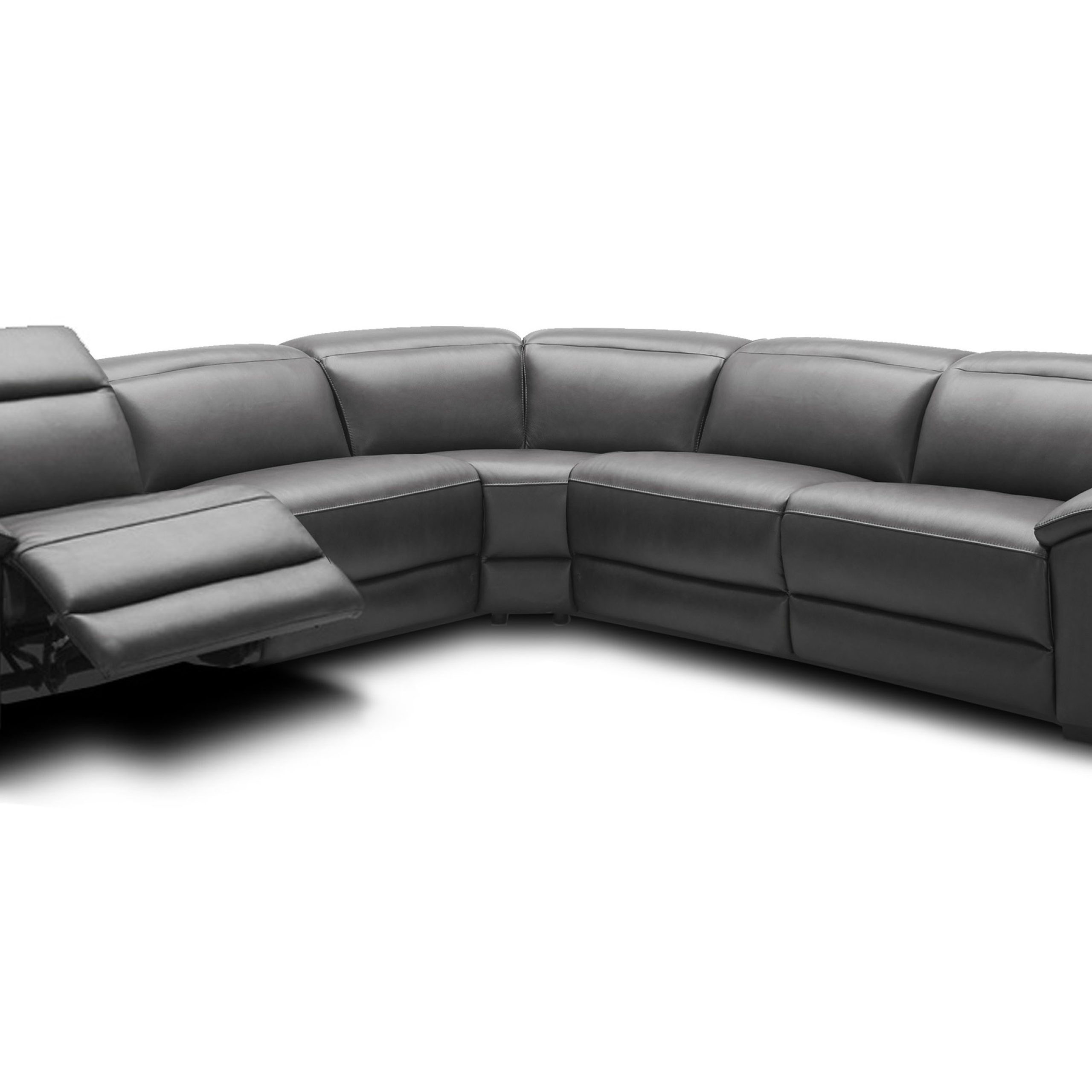 Advanced Adjustable Curved Sectional Sofa In Leather Grand Rapids For 130&quot; Curved Sectionals (View 18 of 20)