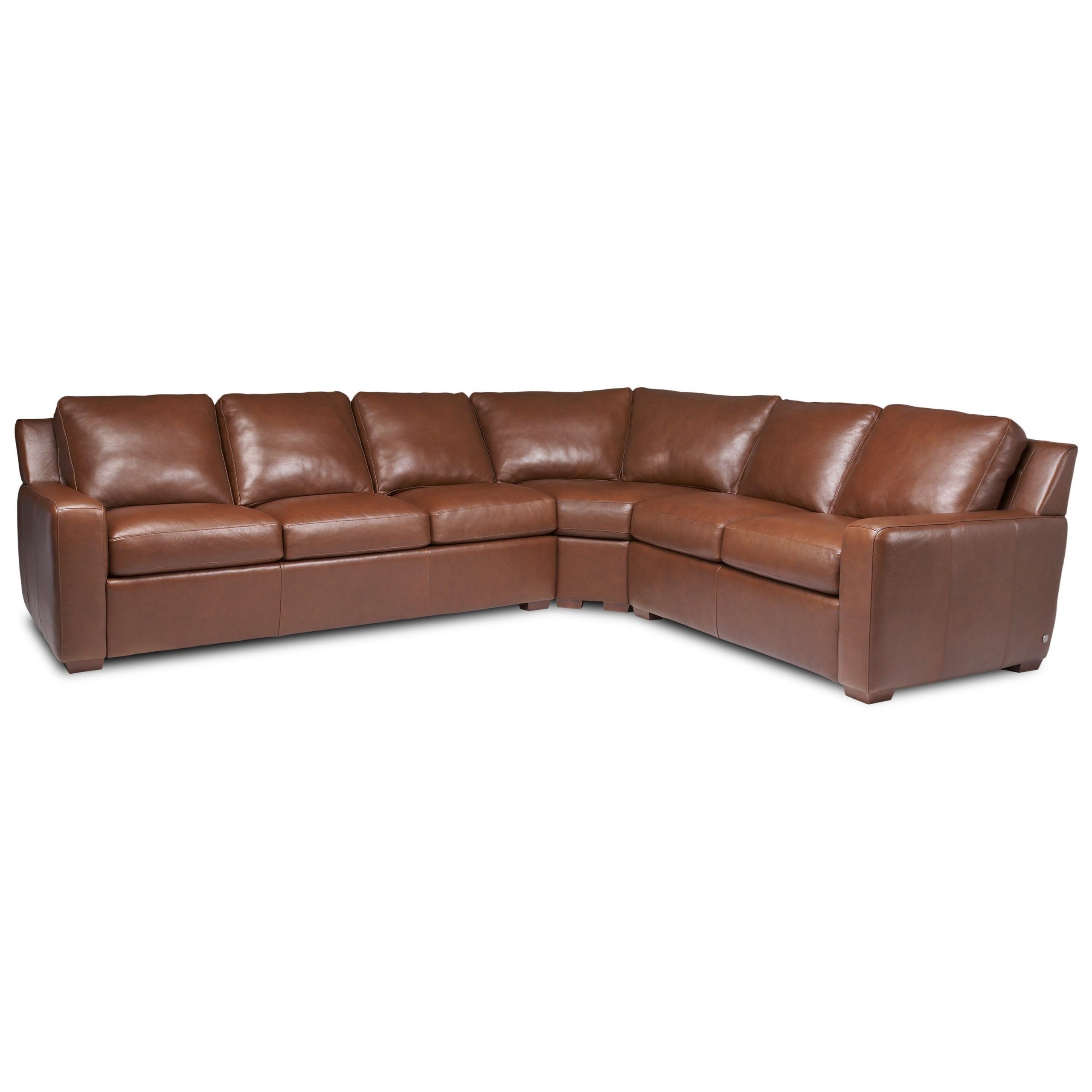American Leather Lisben Contemporary L Shaped Sectional | Find Your With Modern L Shaped Sofa Sectionals (View 16 of 20)