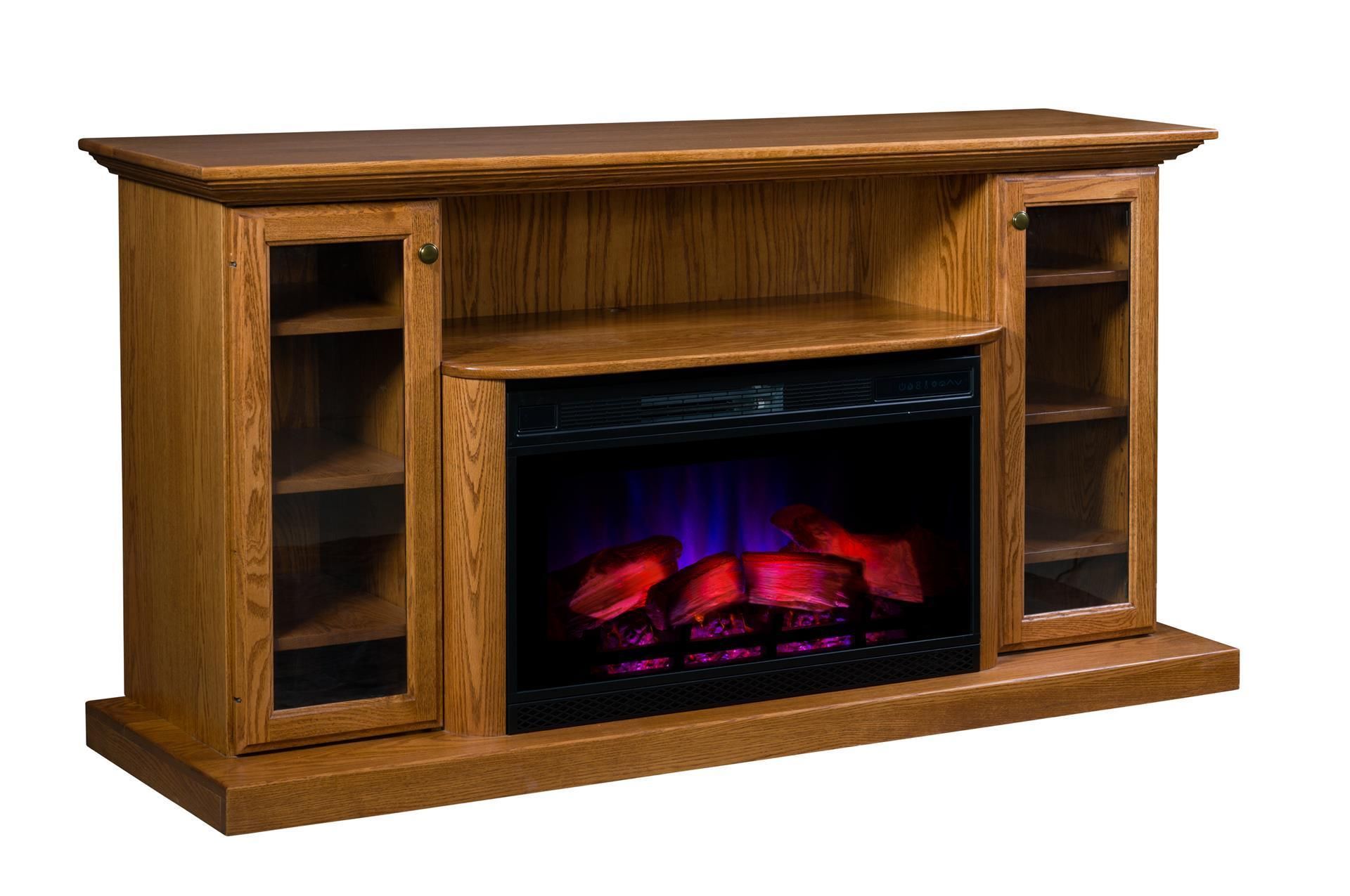 Amish 70" Electric Fireplace Entertainment Center ¦ Dutchcrafters Regarding Electric Fireplace Entertainment Centers (View 6 of 20)
