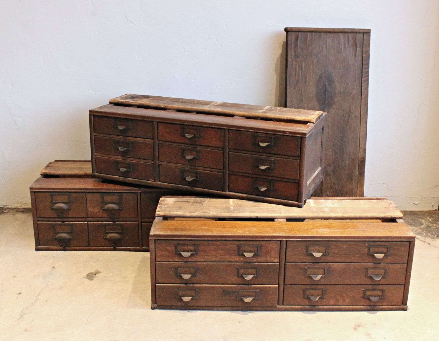 Antique Wooden 23 Drawer Storage Cabinet | Wood Storage Cabinets Intended For Wood Cabinet With Drawers (View 14 of 20)