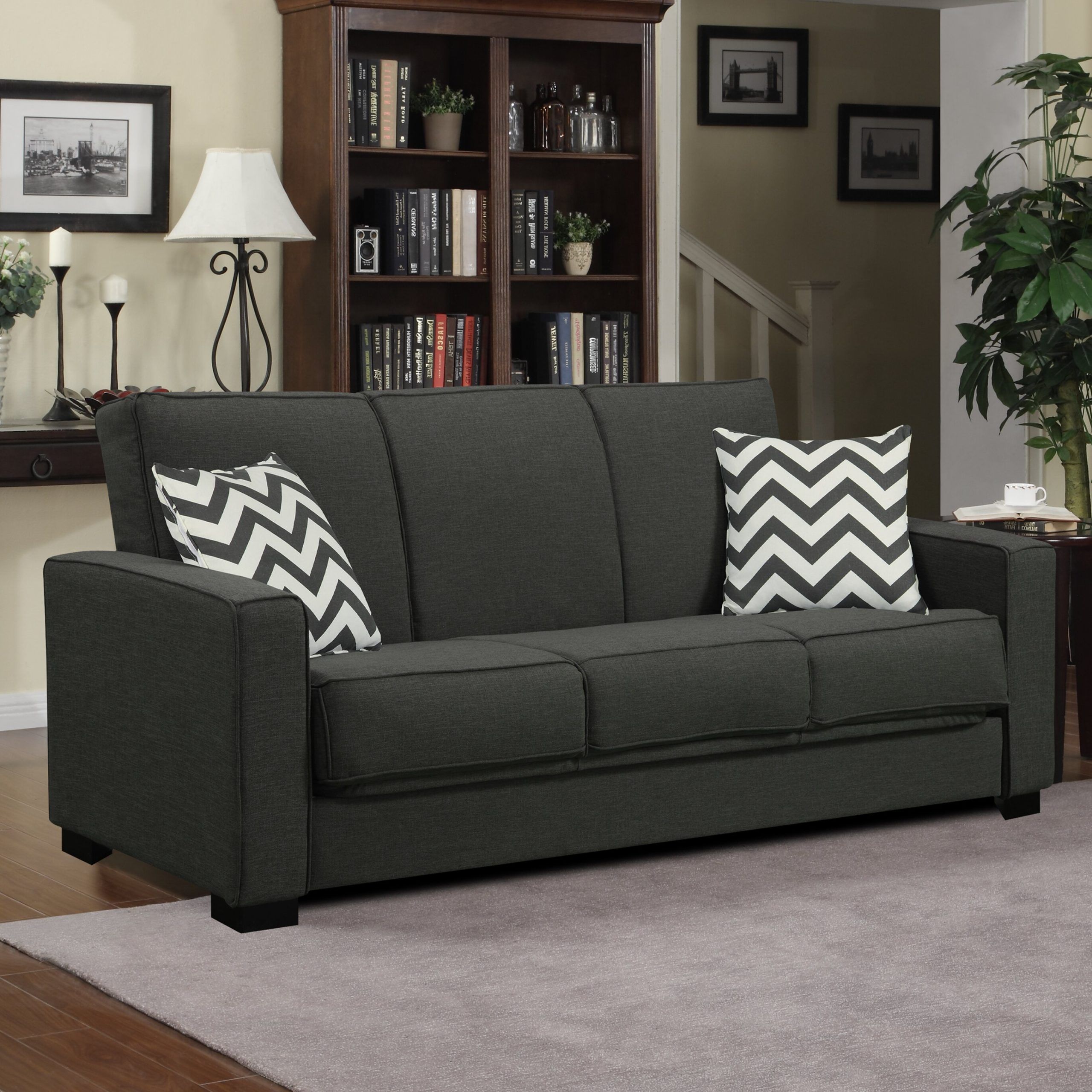 Athena Convertible Sleeper Sofa | Wayfair Pertaining To 8 Seat Convertible Sofas (View 3 of 20)