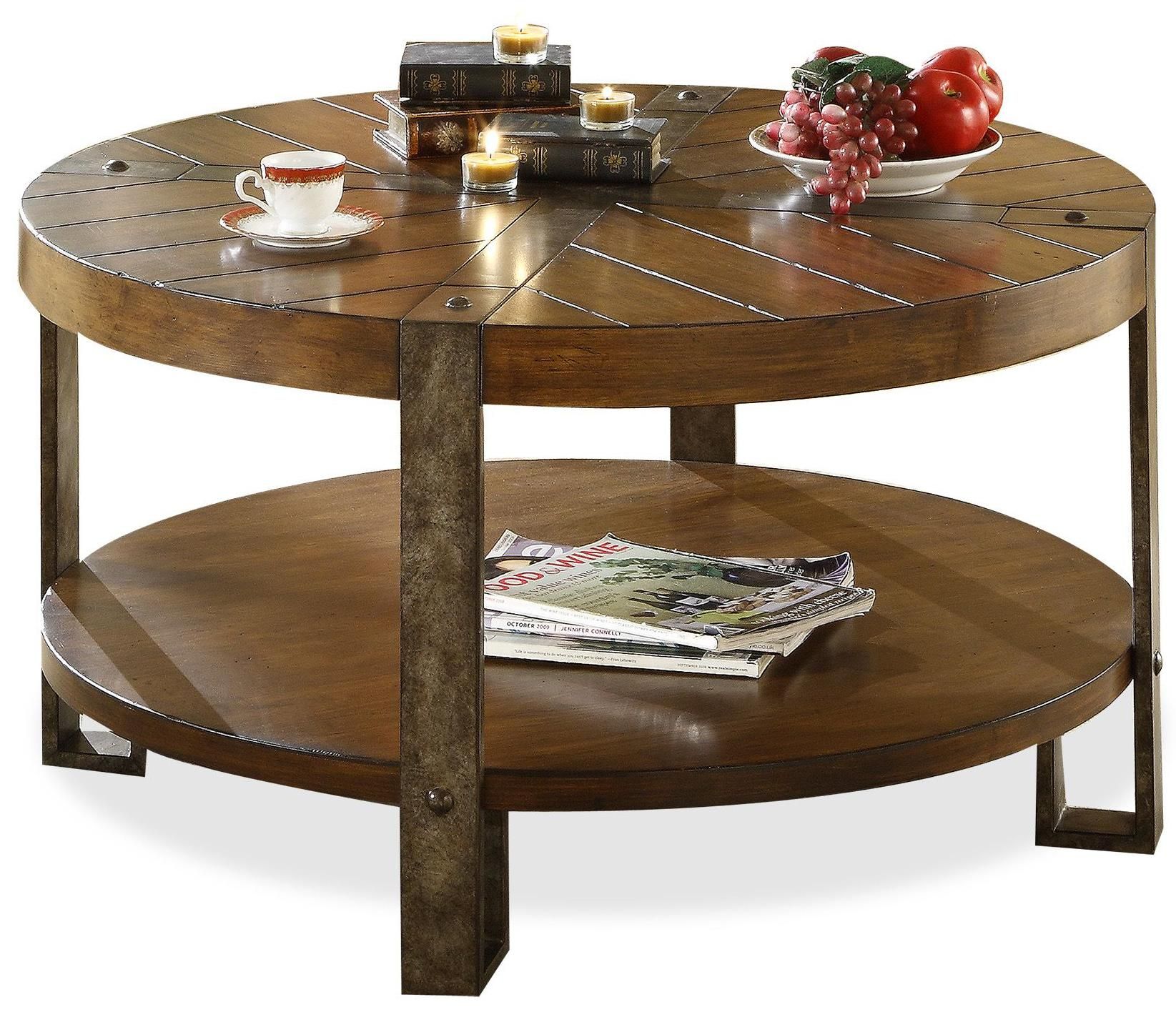 Awesome Round Coffee Tables With Storage | Homesfeed Inside Coffee Tables With Round Wooden Tops (View 3 of 20)