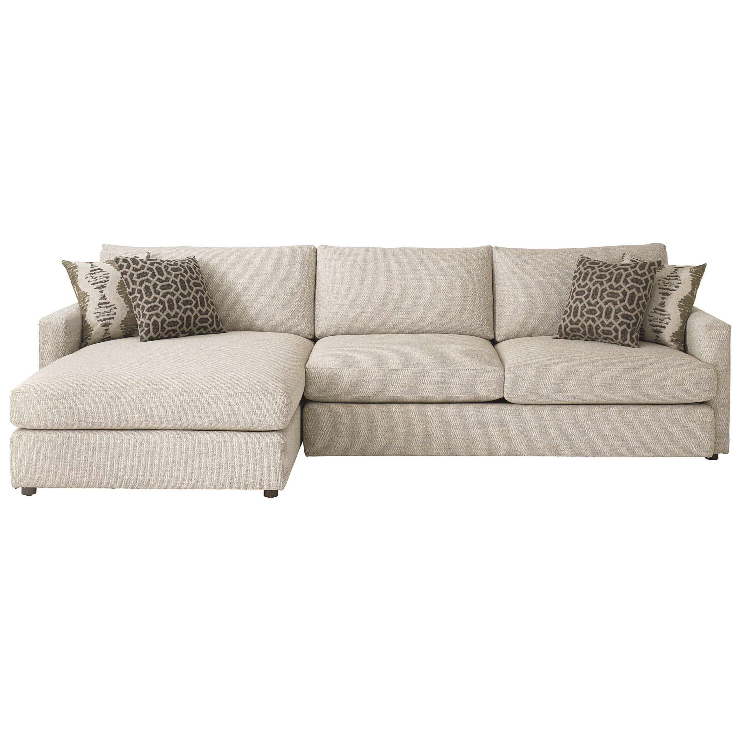 Bassett Allure Contemporary Sectional With Left Arm Facing Chaise Intended For Left Or Right Facing Sleeper Sectionals (Gallery 19 of 21)