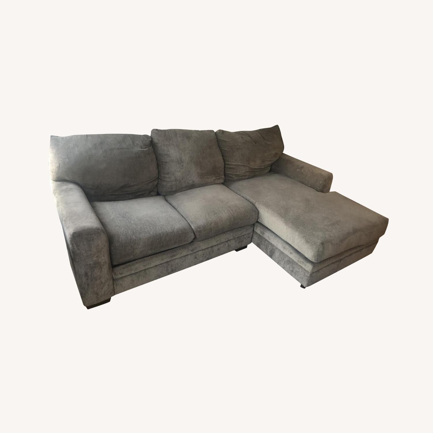 Beige L Shaped 2 Piece Sectional Sofa – Aptdeco With Small L Shaped Sectional Sofas In Beige (View 4 of 21)