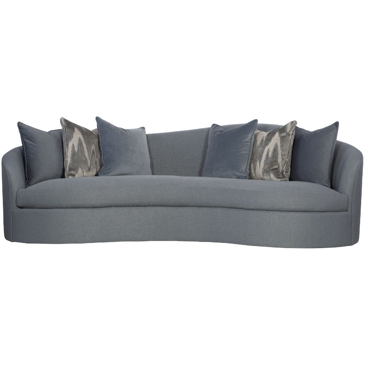 Belvere Curved Custom Left Arm Sofa – Exquisite Living Pertaining To Sofas With Curved Arms (View 16 of 20)