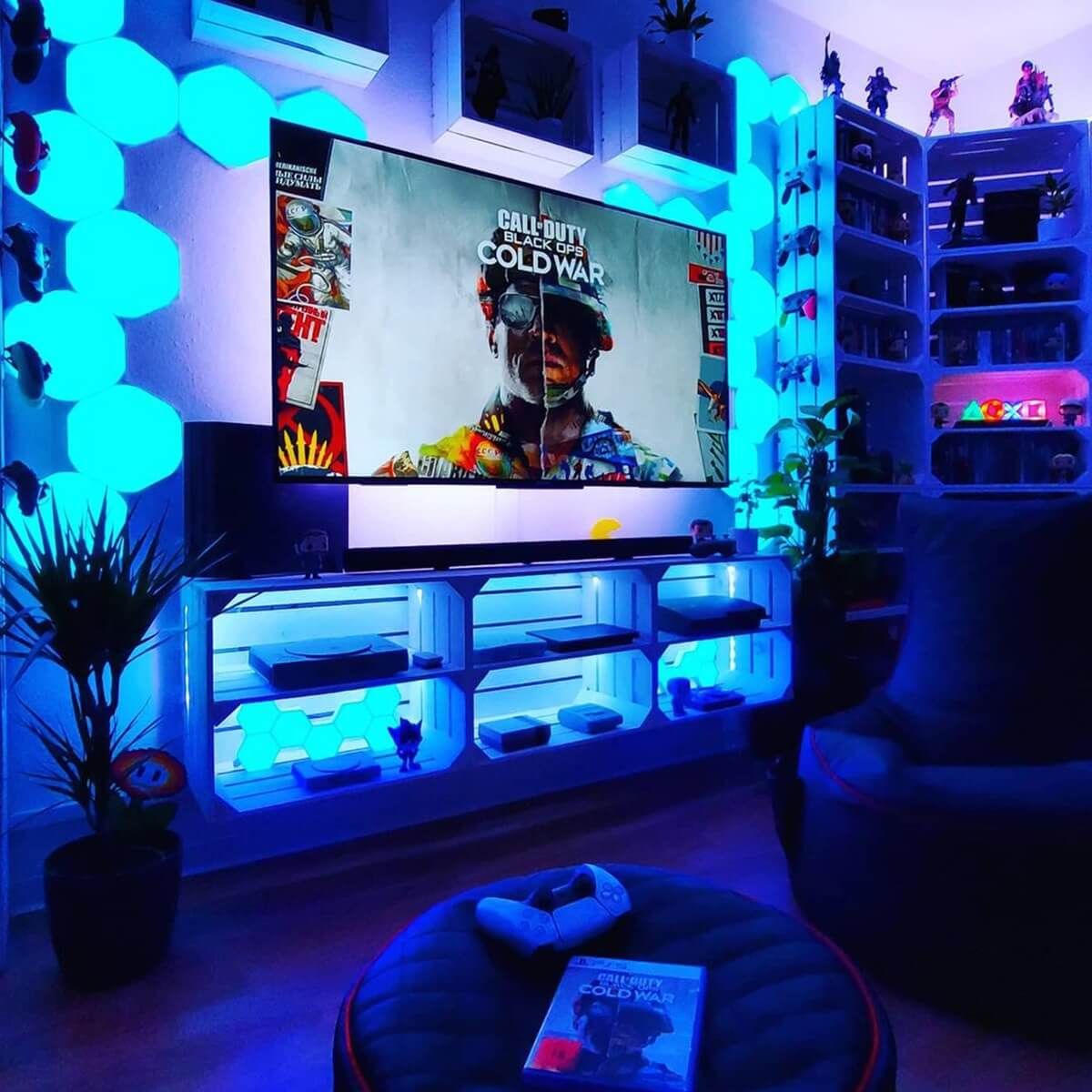 Best Gaming Entertainment Centers & Tv Stand Setup Ideas | Gridfiti Inside Black Rgb Entertainment Centers (Gallery 15 of 20)
