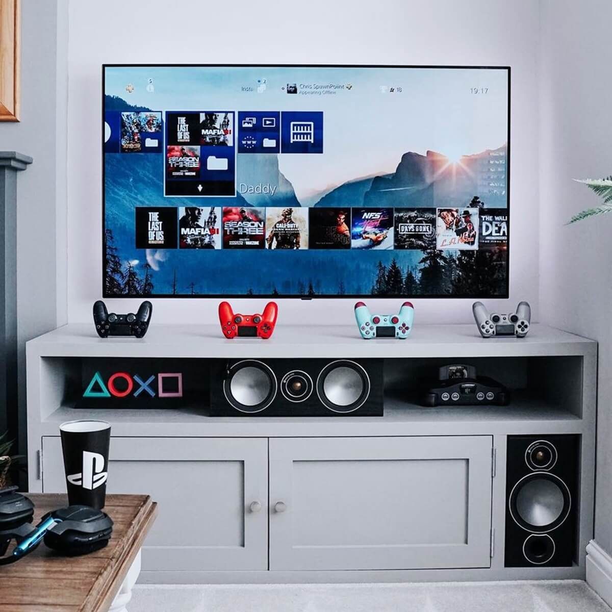 Best Gaming Entertainment Centers & Tv Stand Setup Ideas | Gridfiti Inside Rgb Tv Entertainment Centers (View 18 of 20)