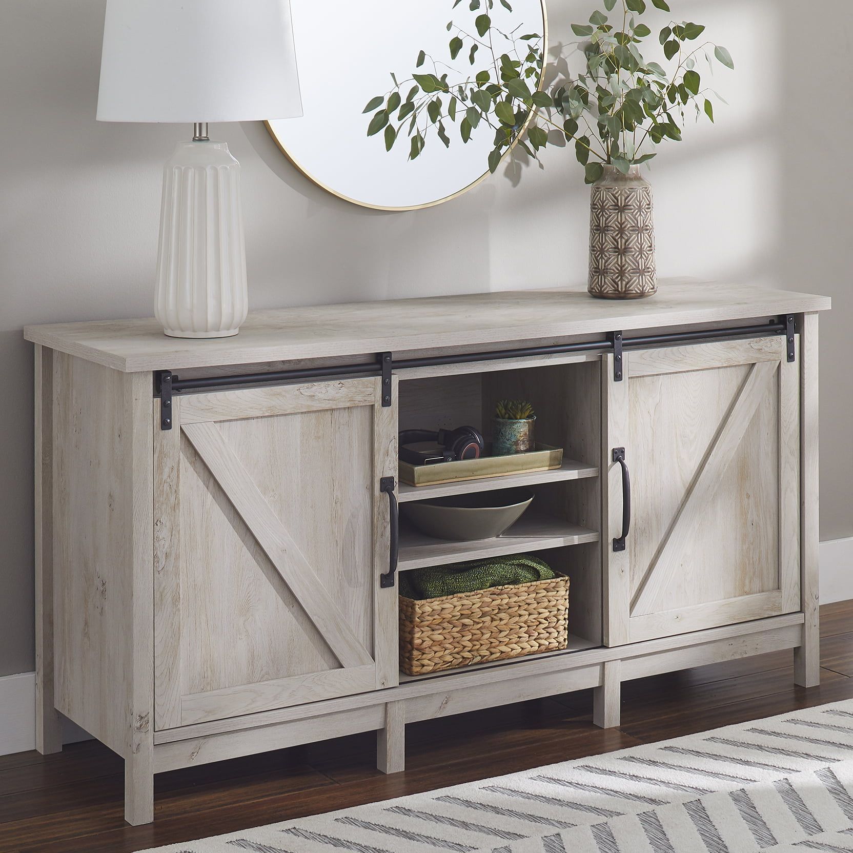 Better Homes & Gardens Modern Farmhouse Tv Stand For Tvs Up To 70 Inside Modern Farmhouse Rustic Tv Stands (View 2 of 20)