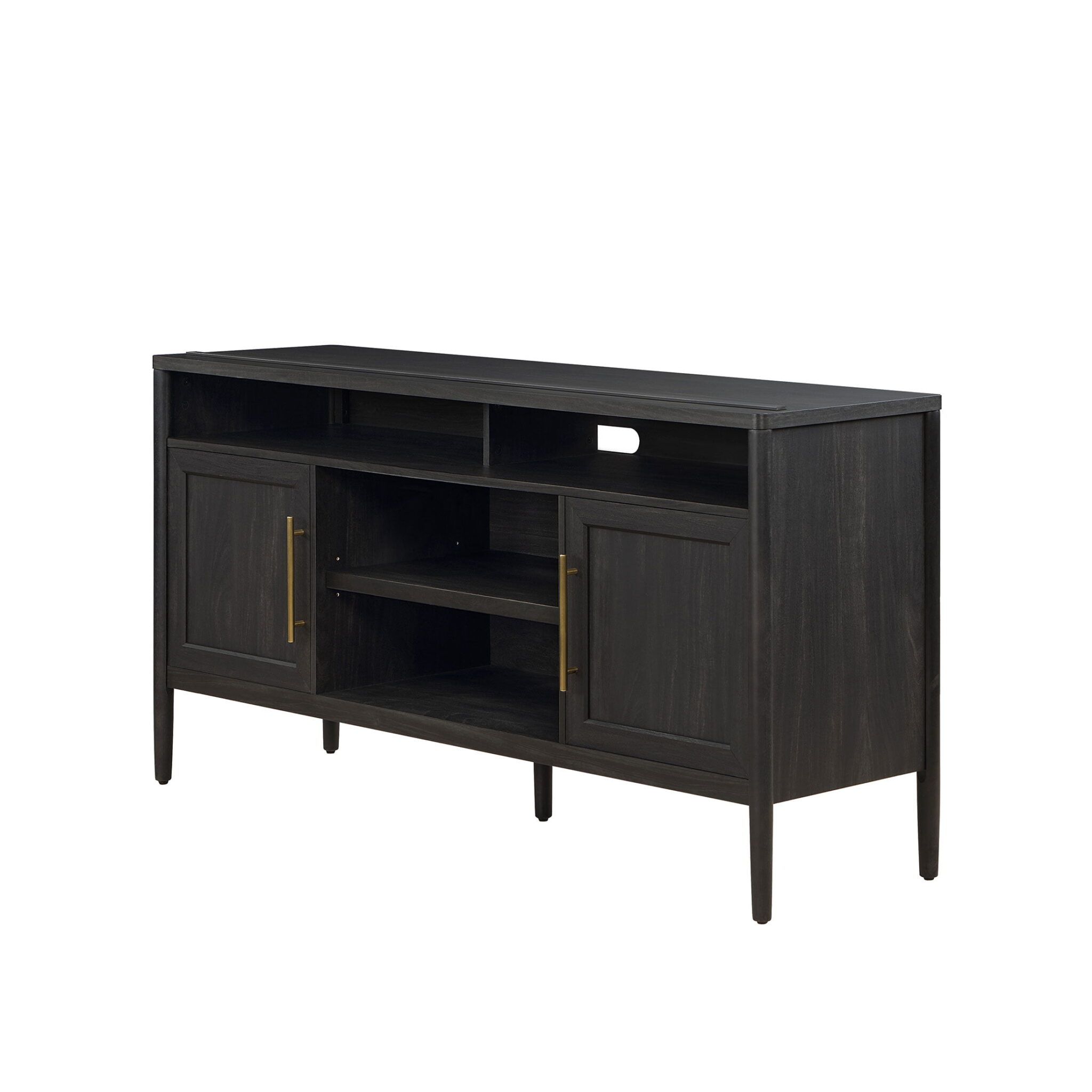 Better Homes & Gardens Oaklee Tv Stand For Tvs Up To 70”, Charcoal Inside Oaklee Tv Stands (View 8 of 20)