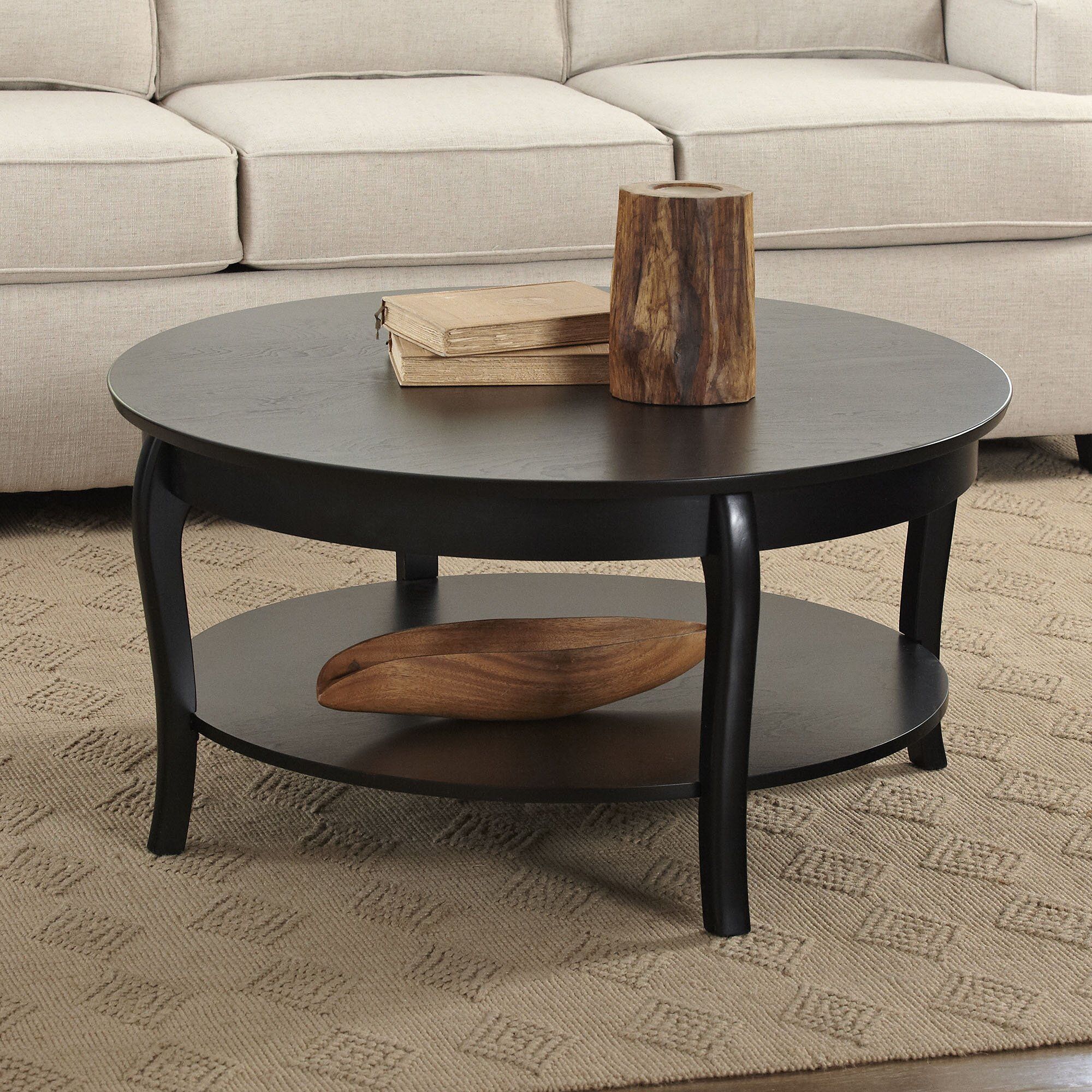 Birch Lane Alberts Round Coffee Table & Reviews | Wayfair Inside Round Coffee Tables (View 10 of 20)