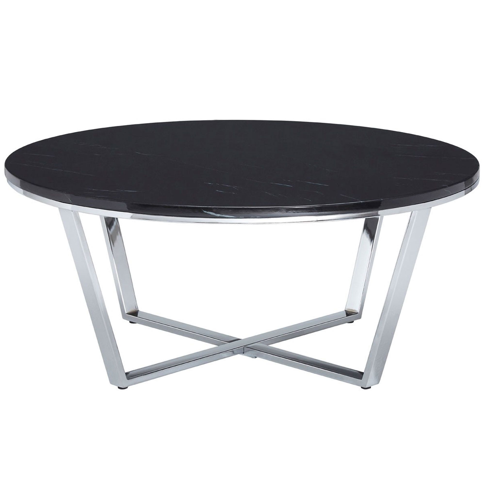 Black Allure Round Coffee Table | Modern & Contemporary Furniture Pertaining To Full Black Round Coffee Tables (Gallery 15 of 20)