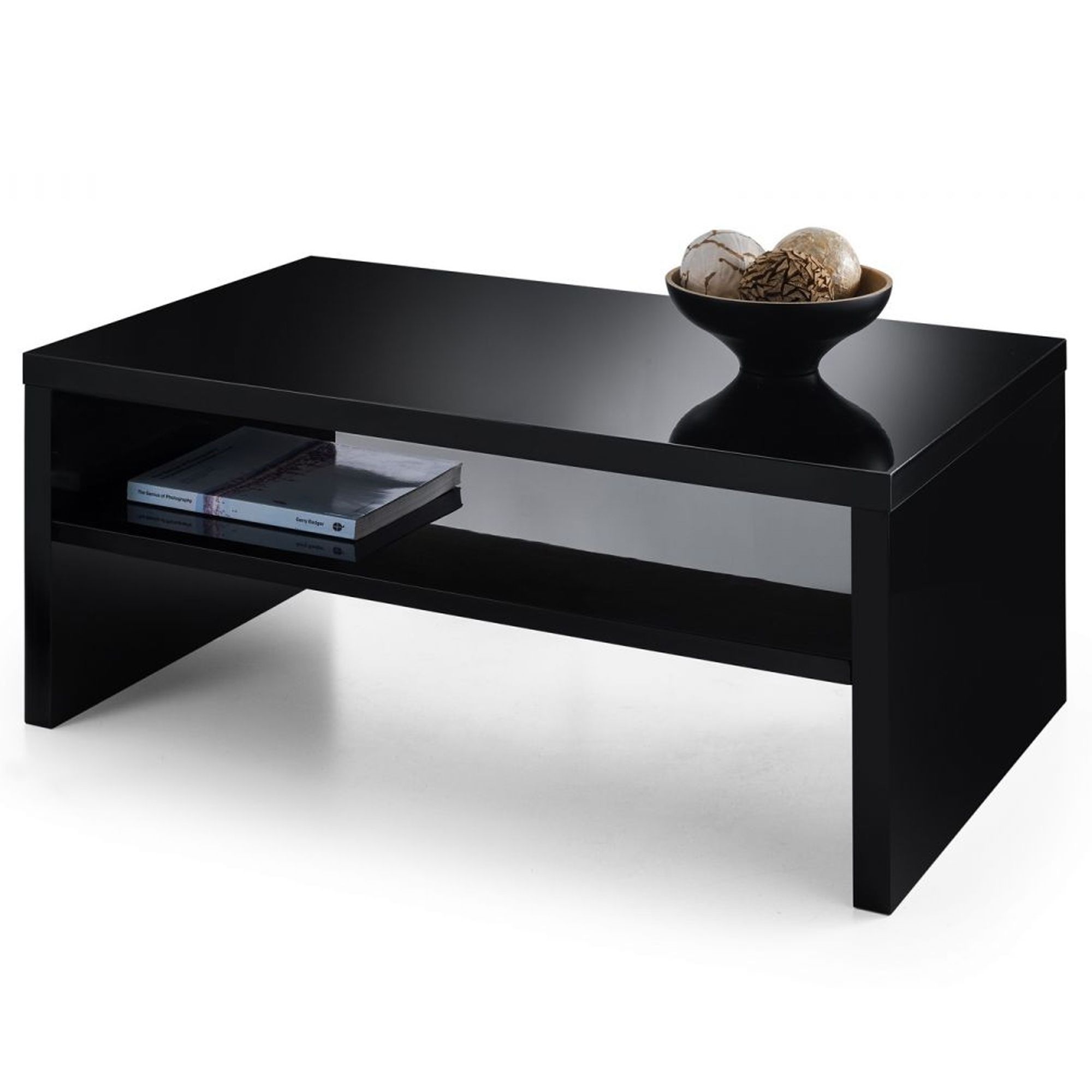 Featured Photo of 20 Best High Gloss Black Coffee Tables