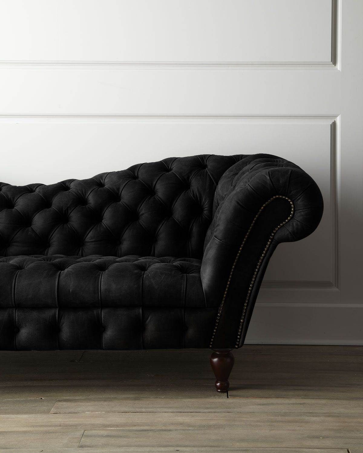 Black Velvet Sofa – Ideas On Foter Throughout Black Velvet Sofas (View 13 of 20)