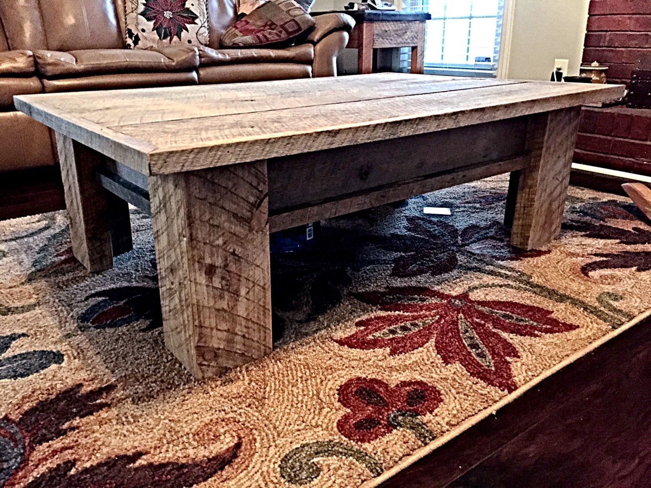Bring Rustic Charm To Your Home With A Reclaimed Barnwood Coffee Table With Regard To Coffee Tables With Storage And Barn Doors (View 13 of 20)