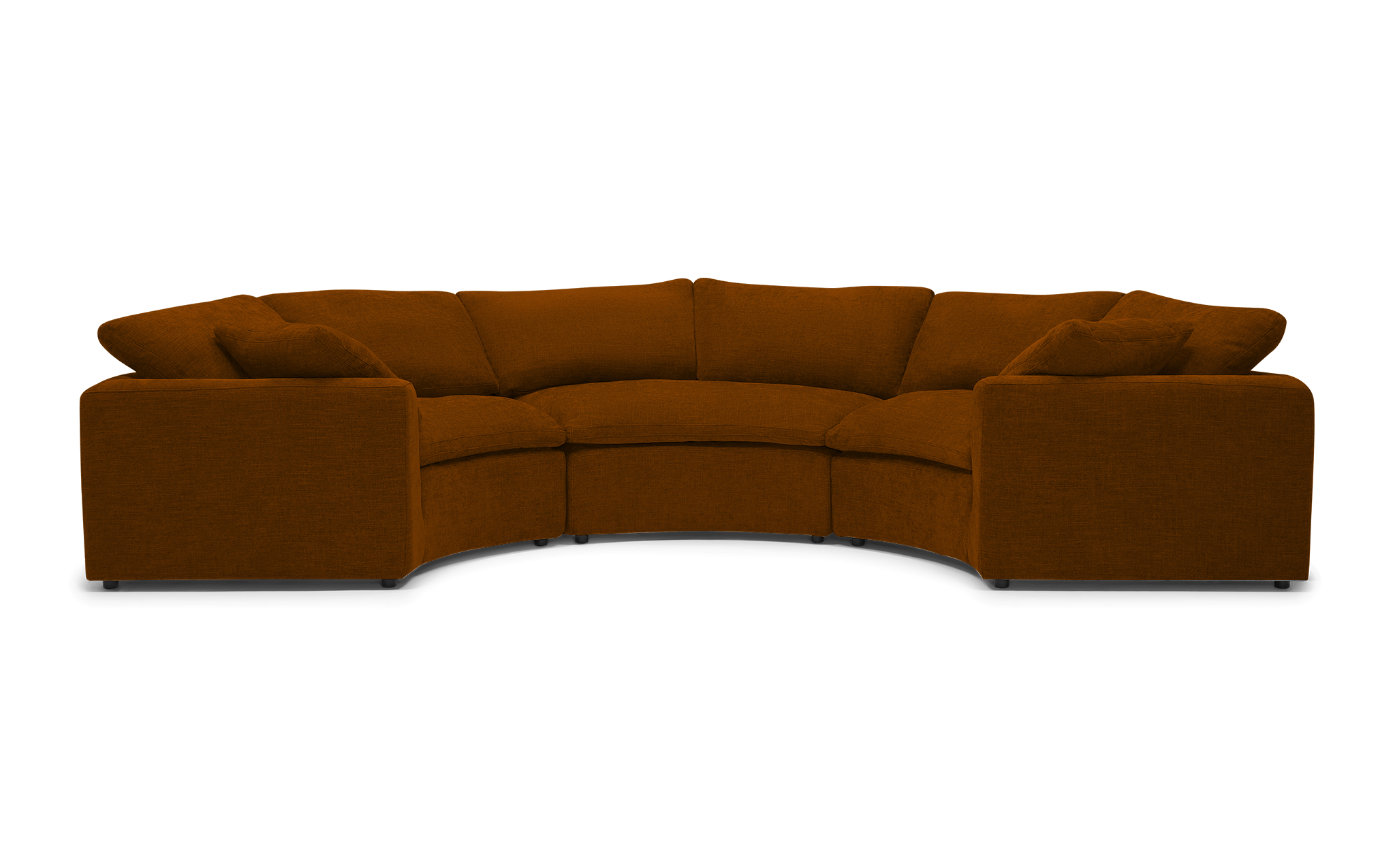 Bryant Semicircle Sectional (3 Piece) | Sectional, Curved Sectional Within 130&quot; Curved Sectionals (View 10 of 20)