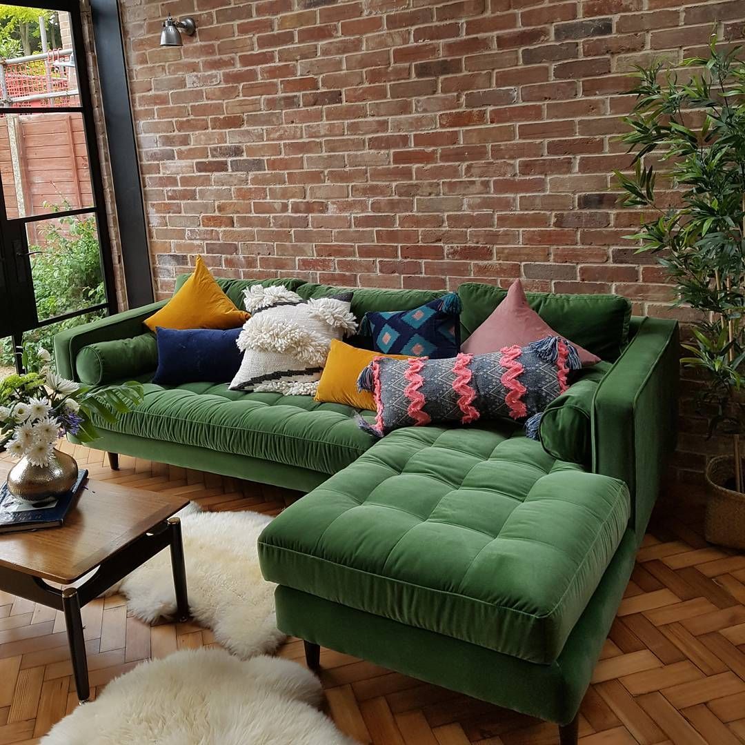 Bukky (@lexden_home) • Photos Et Vidéos Instagram | Velvet Sofa Living Pertaining To 75&quot; Green Velvet Sofas (Gallery 4 of 20)